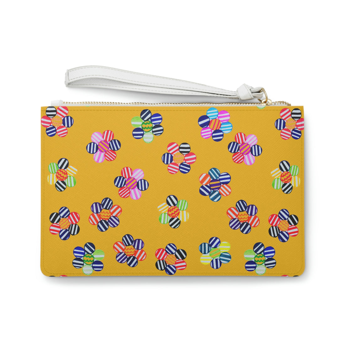 Yellow Candy Florals Clutch Bag