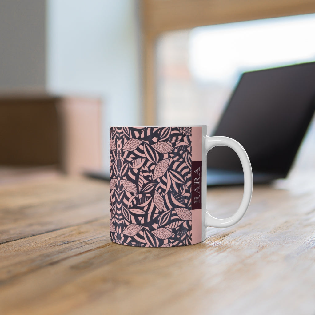 Tropical Minimalist Blush Mug 11oz