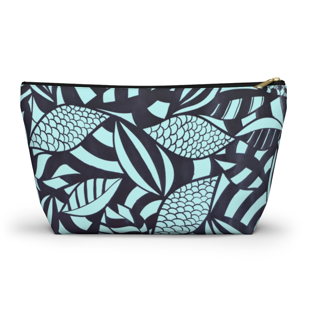 Icy Tropical Minimalist Accessory Pouch