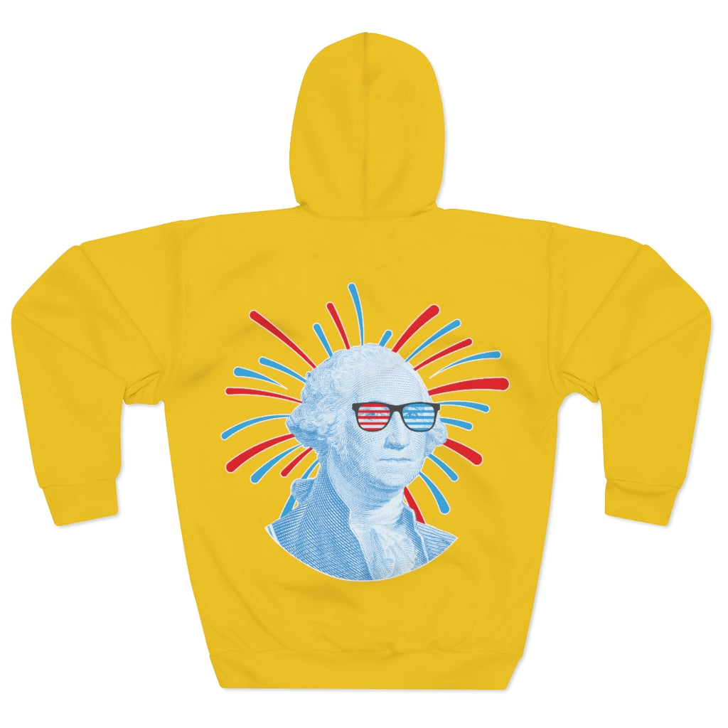 Washington Yellow Pullover Hoodie