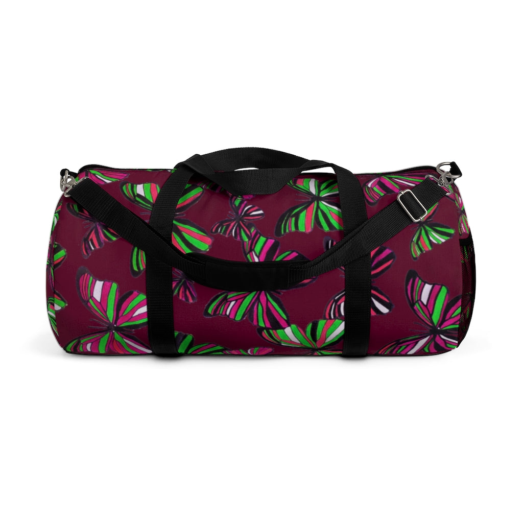 Butterflies Marsala Duffel Bag