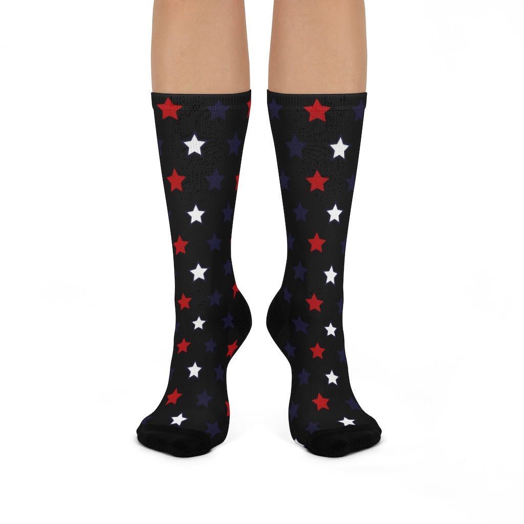 Starry Black Socks