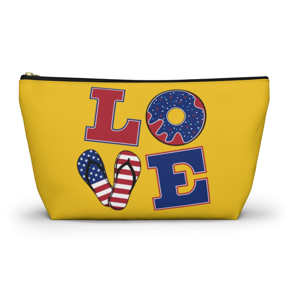 Love Yellow Accessory Pouch