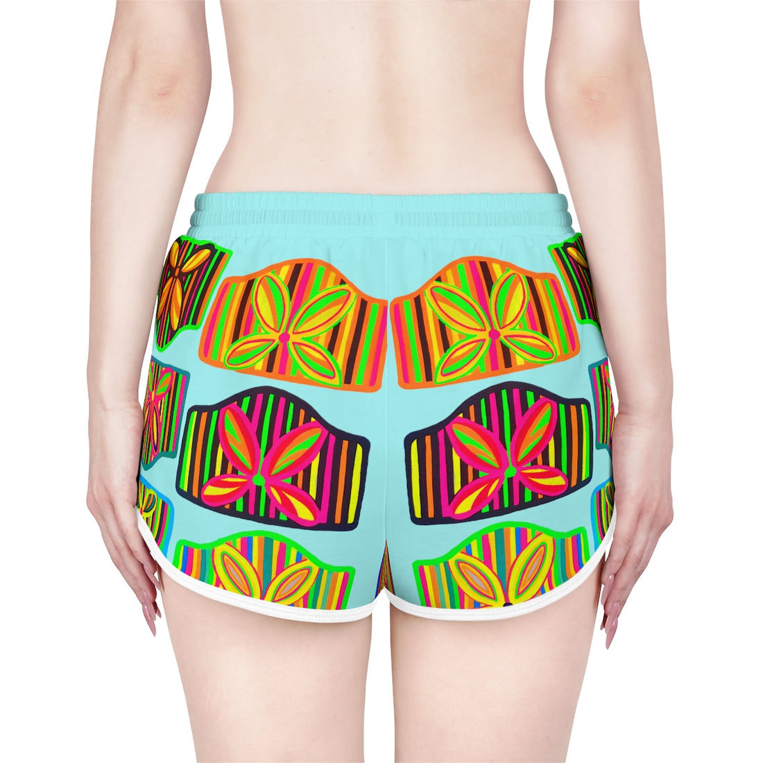 Icy Deco Print Relaxed Shorts