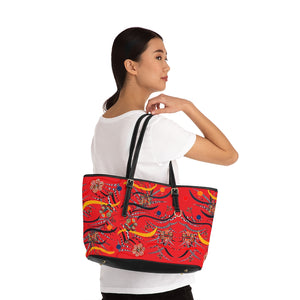 Red Wilderness PU Leather Shoulder Bag