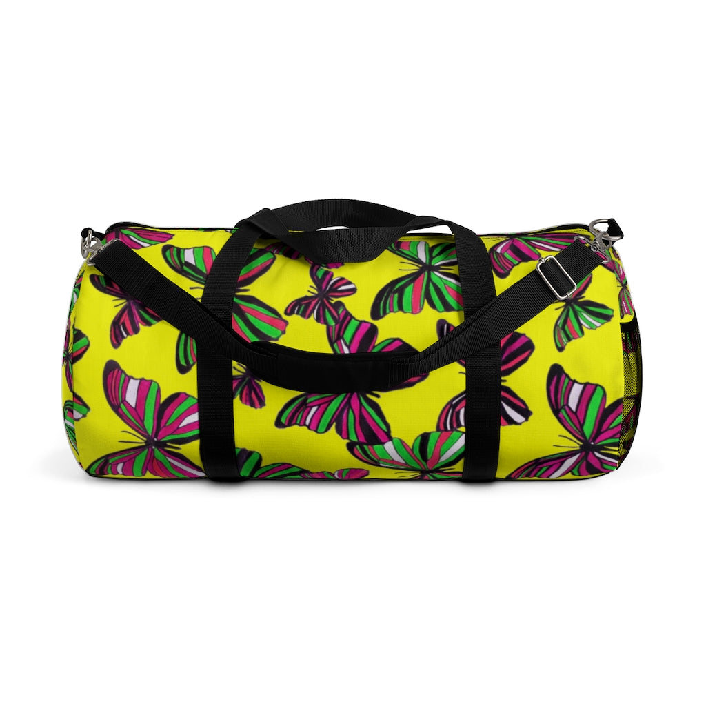 Butterflies Canary Duffel Bag