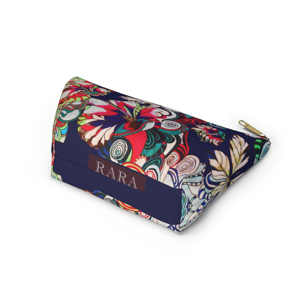 Floral Pop Ink Accessory Pouch