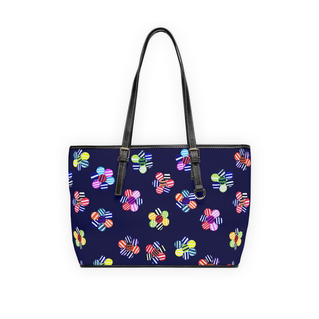 ink multi colour candy florals totebag