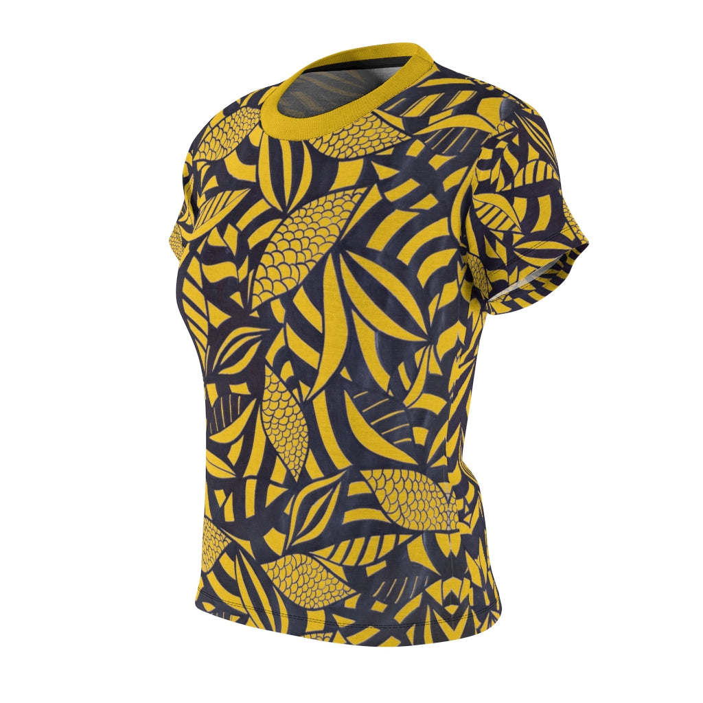 Tropical Minimalist AOP Yellow T-shirt