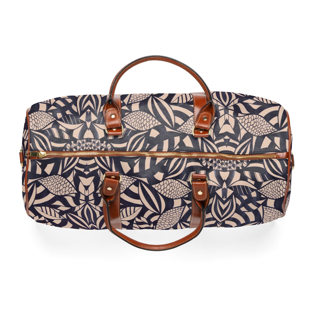 Nude Tropical Minimalist Waterproof AOP Travel Bag