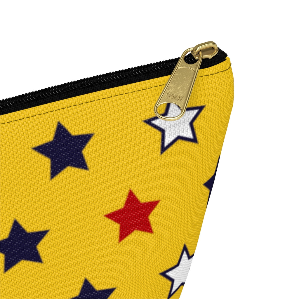 Starry Yellow Accessory Pouch