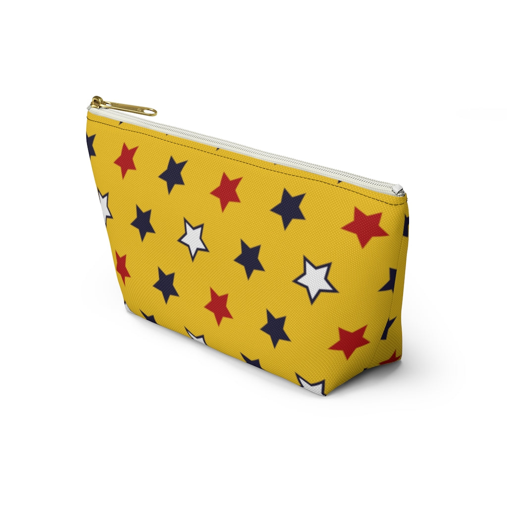 Starry Yellow Accessory Pouch