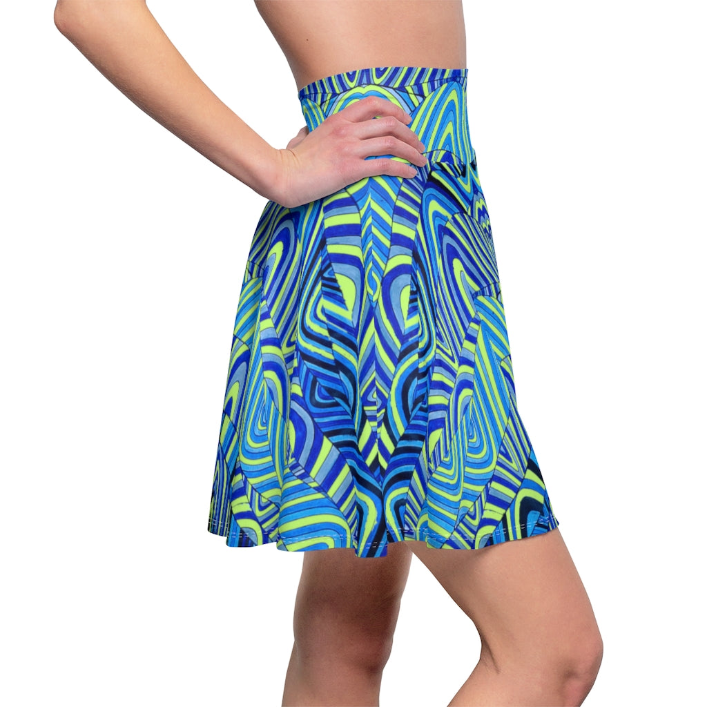 Lime Sonic Skater Skirt
