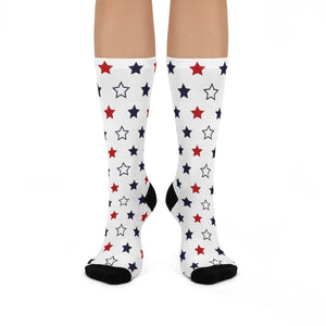 Starry White Socks
