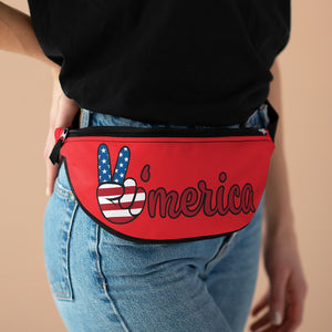 All American Red Fanny Pack