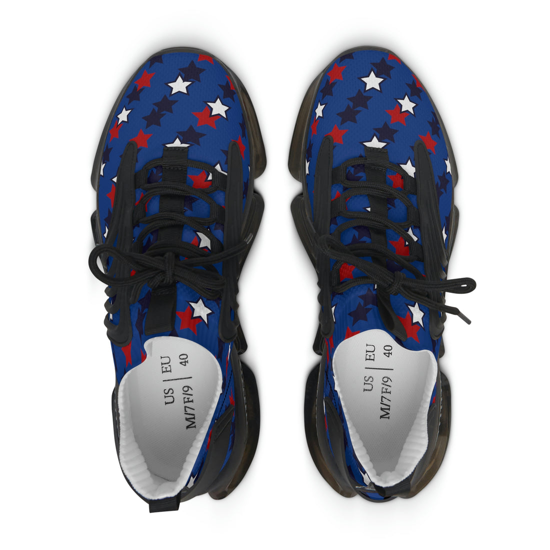 Royal Blue Stargirl OTT Women's Mesh Knit Sneakers