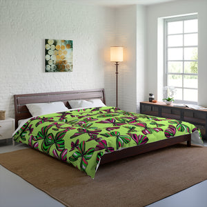 Butterflies Lime Comforter