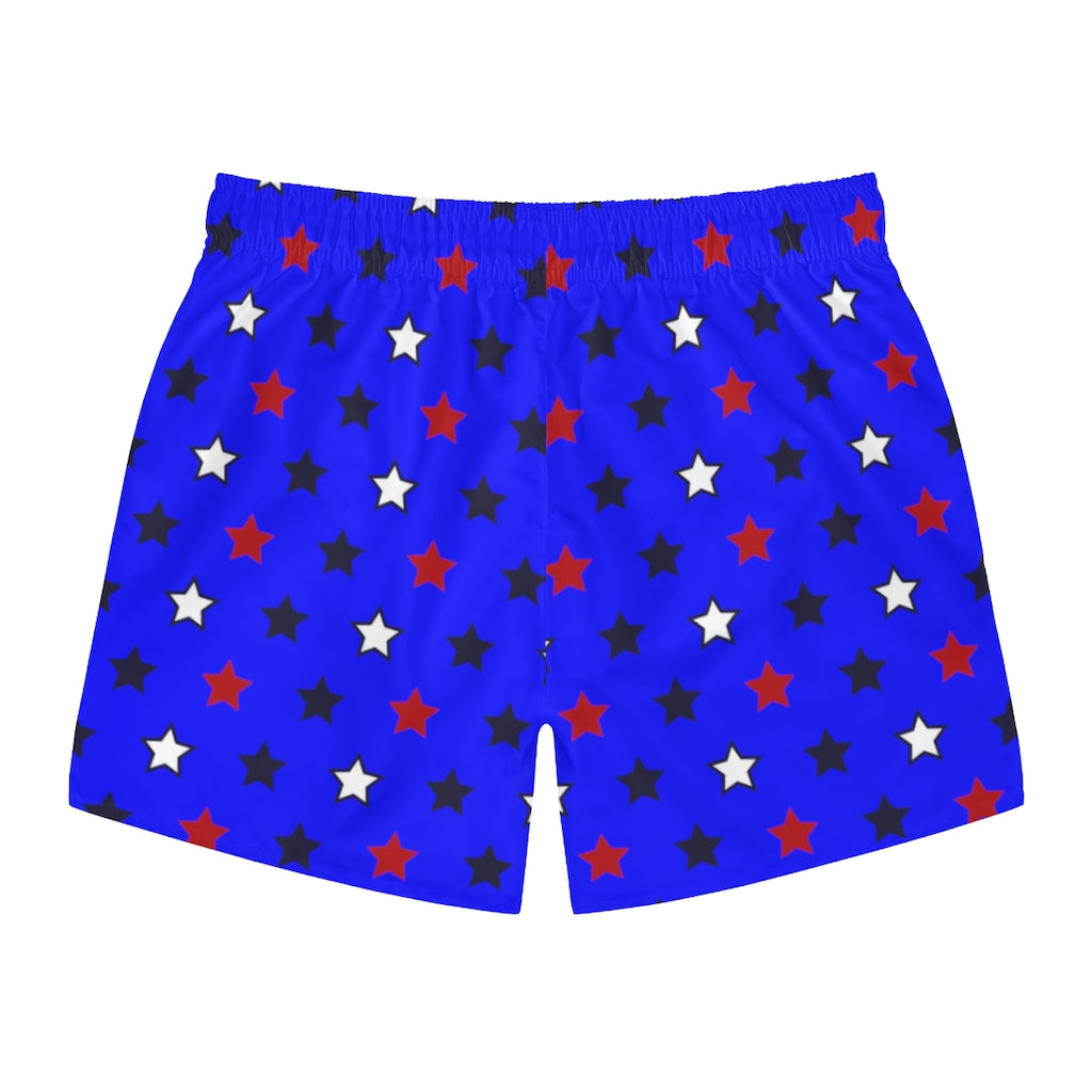 Men's Starboy Electric Blue Swimming Trunks