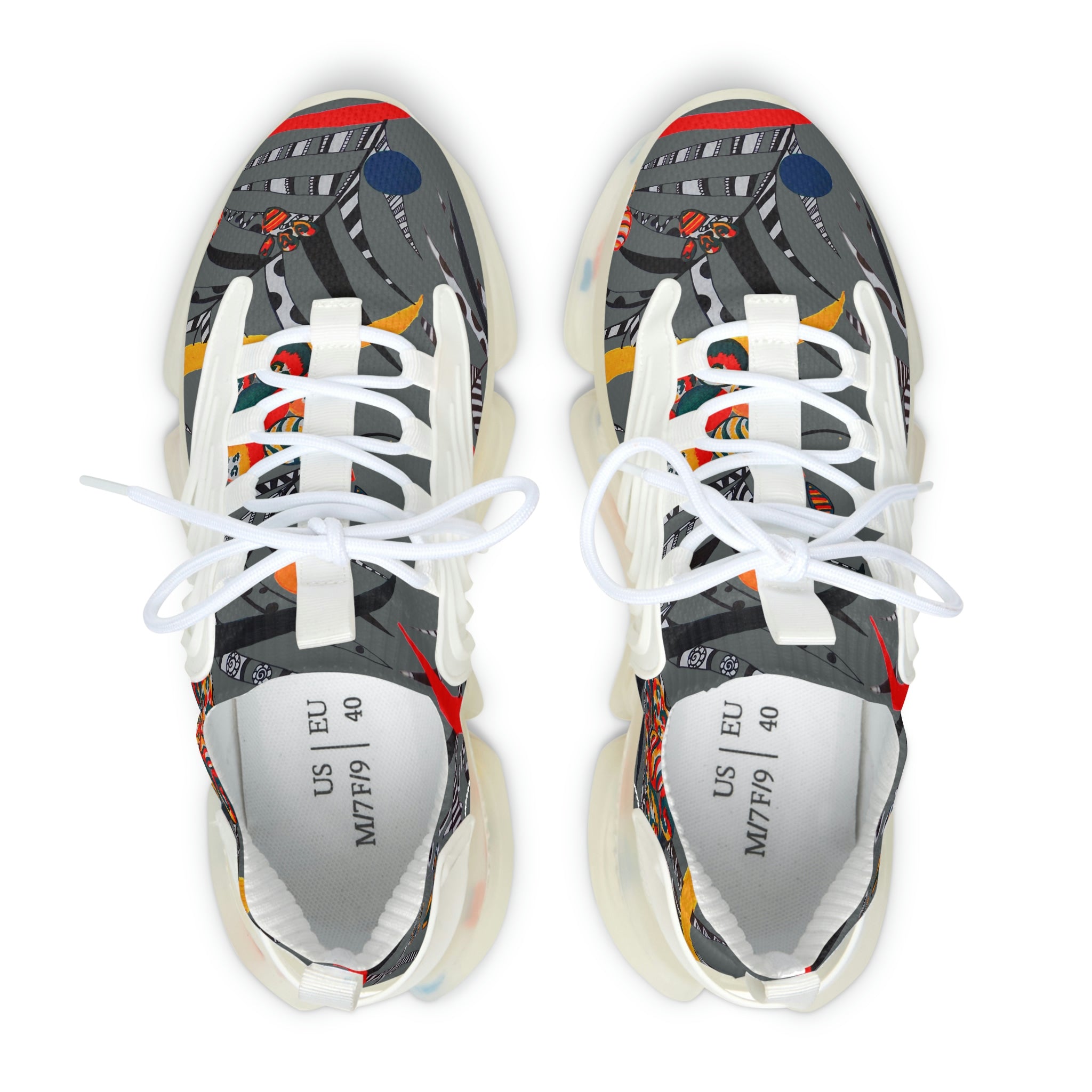 Ash Grey Wildly Wicked OTT Women's Mesh Knit Sneakers