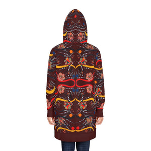 Marsala Wilderness Hoodie Dress (AOP)
