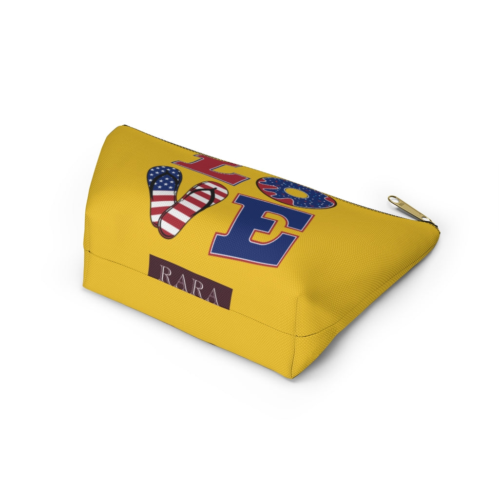 Love Yellow Accessory Pouch