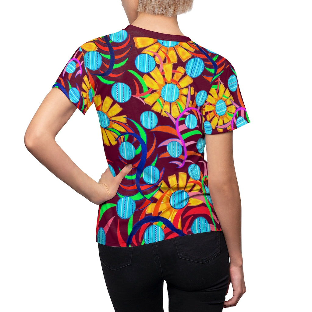 Sunflower AOP Marsala T-shirt