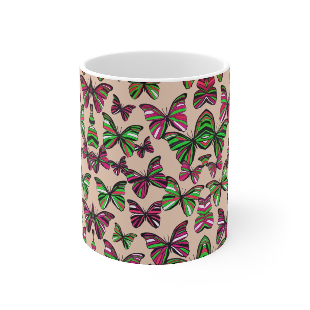 Butterflies Nude Mug 11oz