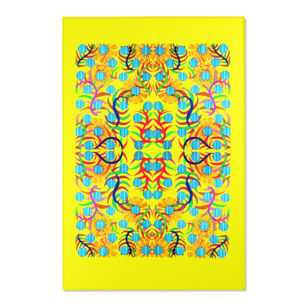 Sun Flower Canary Area Rug