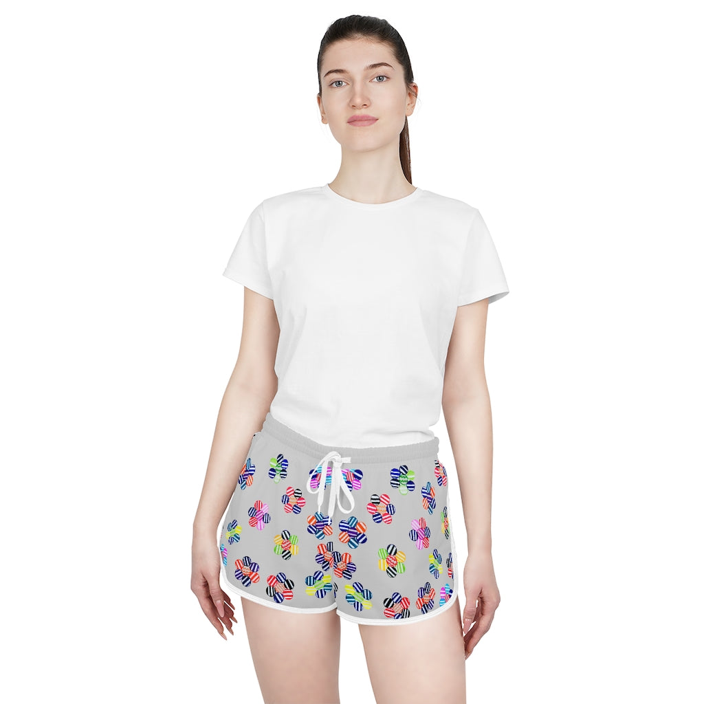 Slate Candy Florals Relaxed Shorts