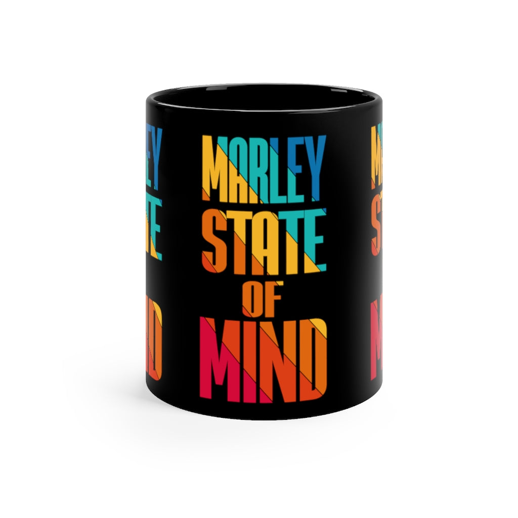 Black Marley Multi Print Mug 11oz