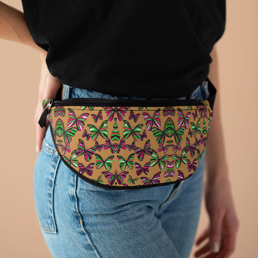 Butterflies Tussock Fanny Pack