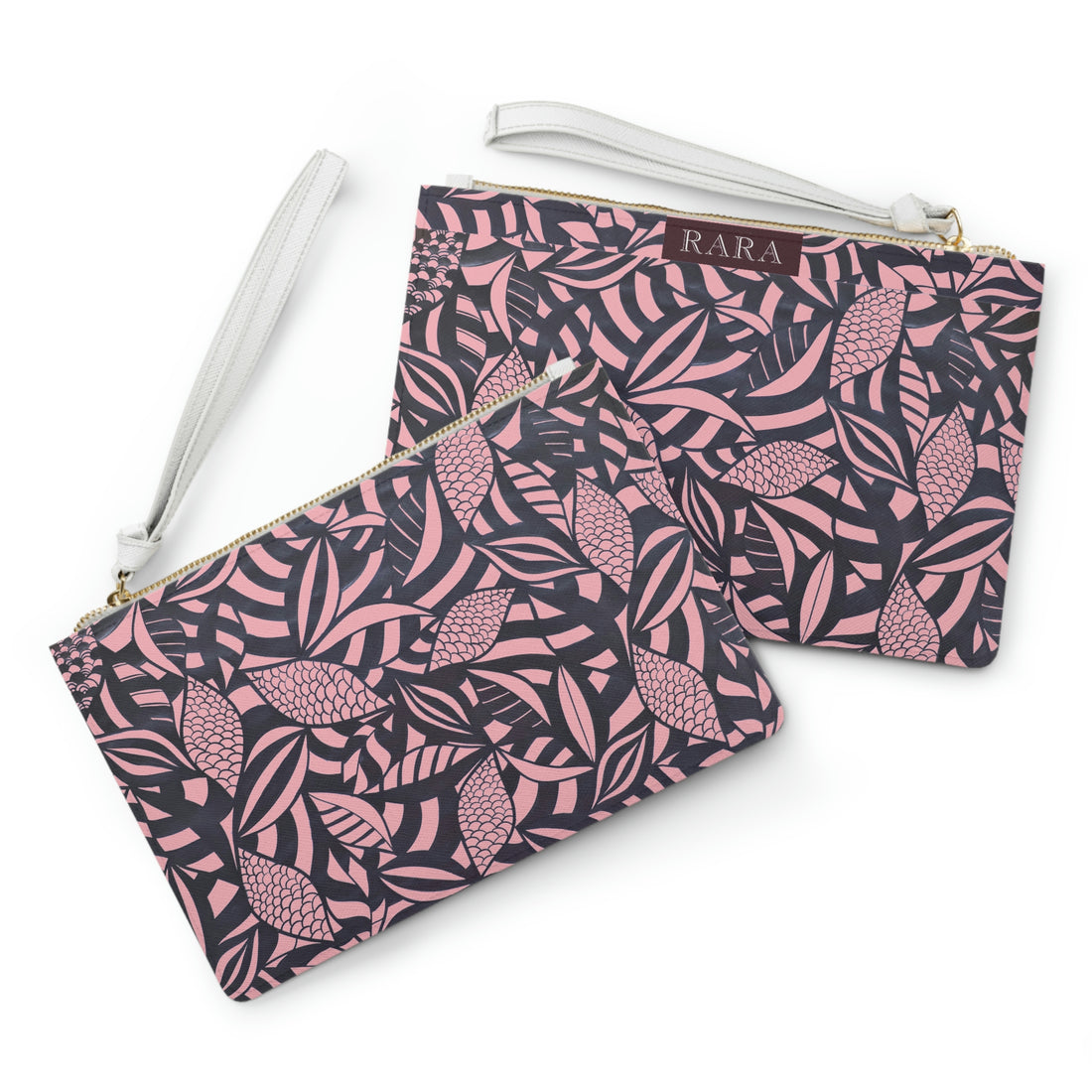 Blush Tropical Minimalist Clutch Bag