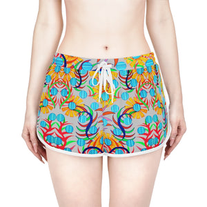 Slate Sunflower Relaxed Shorts