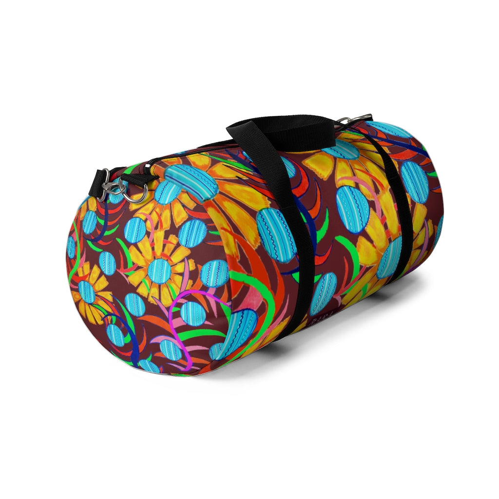 Sunflower Marsala Duffel Bag