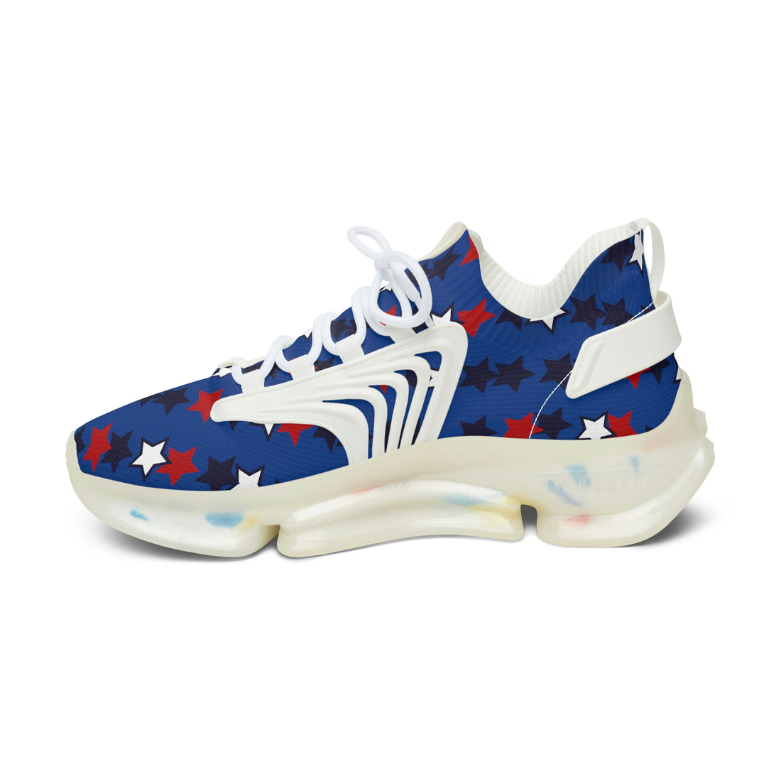 Royal Blue Stargirl OTT Women's Mesh Knit Sneakers