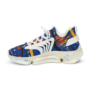 Royal Blue Wildly Wicked OTT Men's Mesh Knit Sneakers