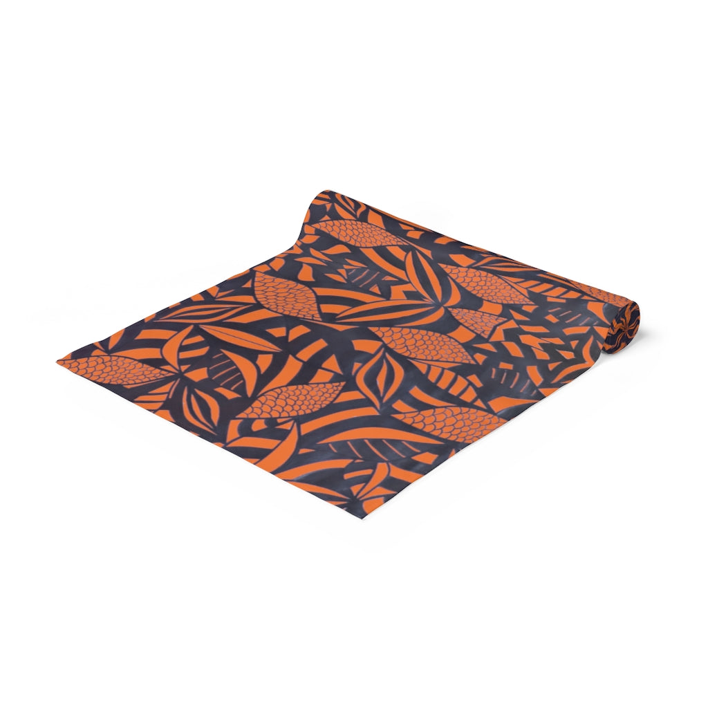 Tropical Orange Table Runner