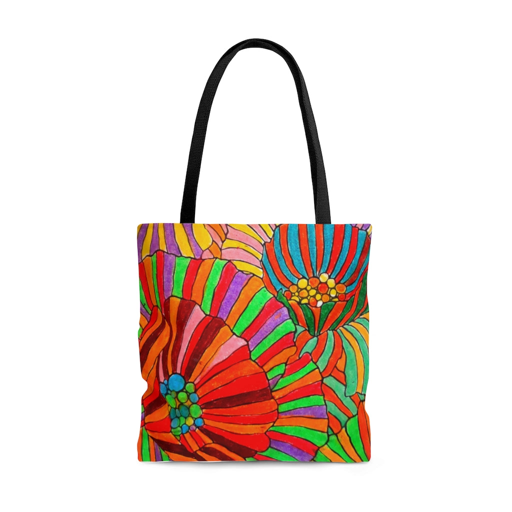 AOP Wild Flower Basic Tote