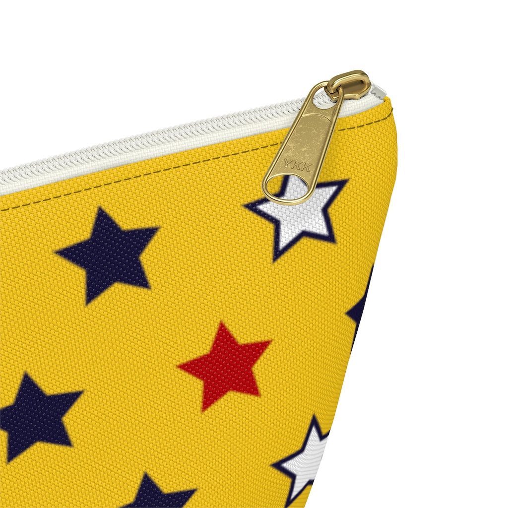 Starry Yellow Accessory Pouch