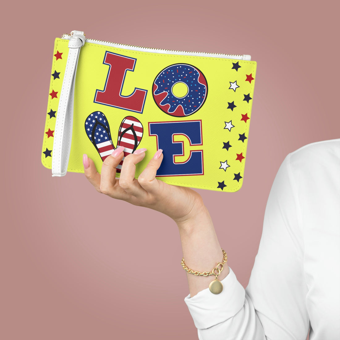 Canary American Love Clutch Bag