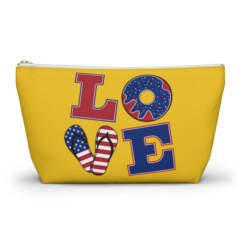 Love Yellow Accessory Pouch