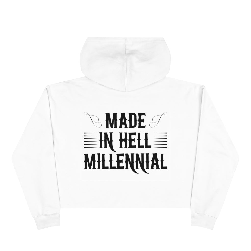 Women's Millennial Crop Hoodie