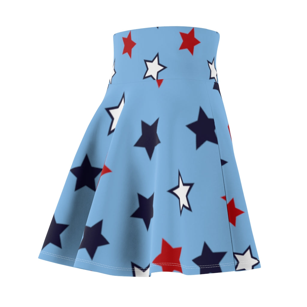 Stargirl Sky Blue Skater Skirt