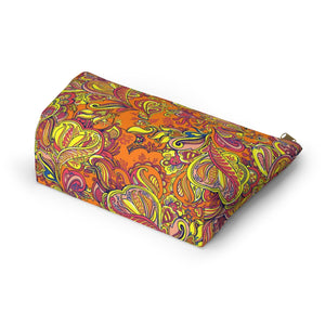 Paisley Hearts Accessory Pouch
