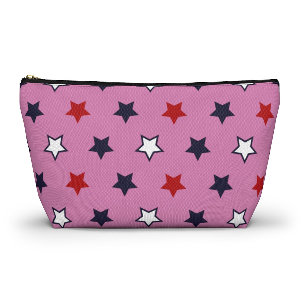 Starry Pink Accessory Pouch