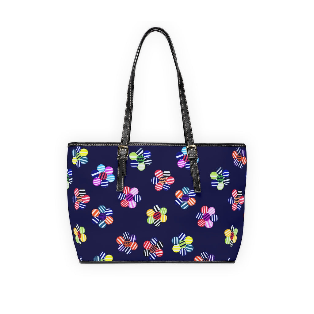 Ink Candy Florals PU Leather Shoulder Bag