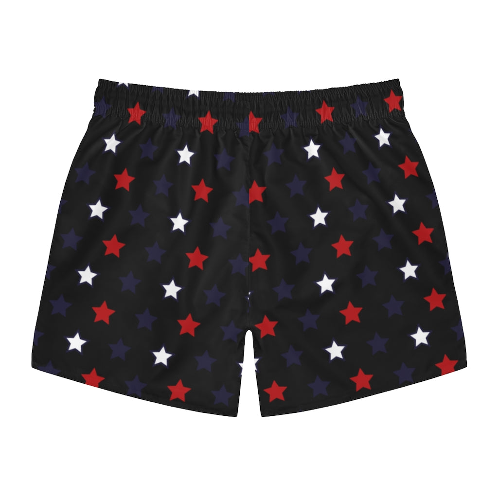 Men's Starboy Black Swimming Trunks