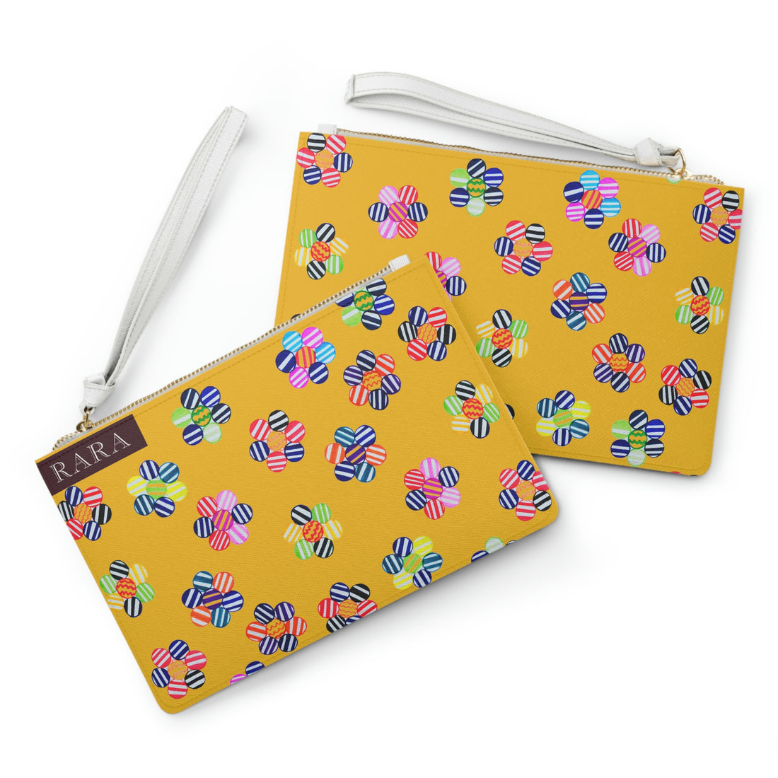 Yellow Candy Florals Clutch Bag