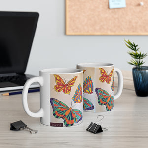 Butterflies Ceramic Mug 11oz