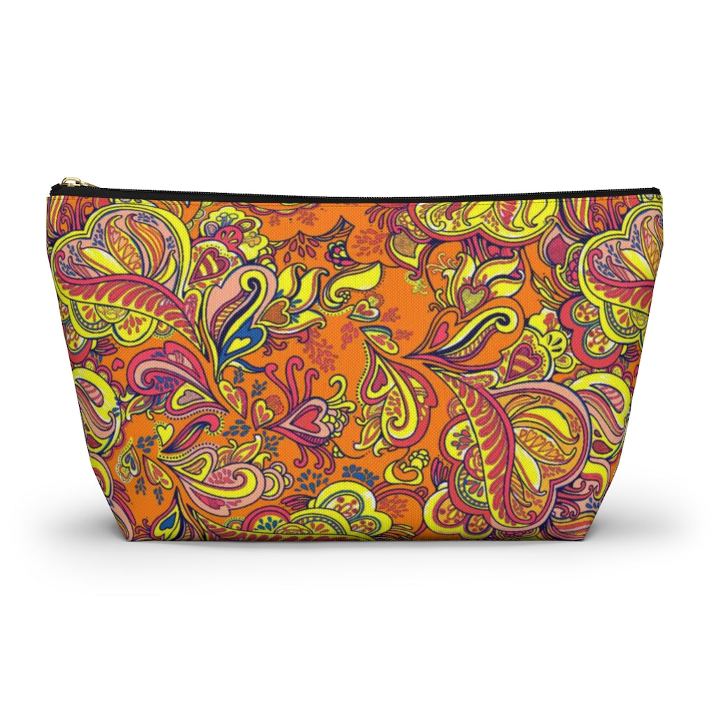 Paisley Hearts Accessory Pouch